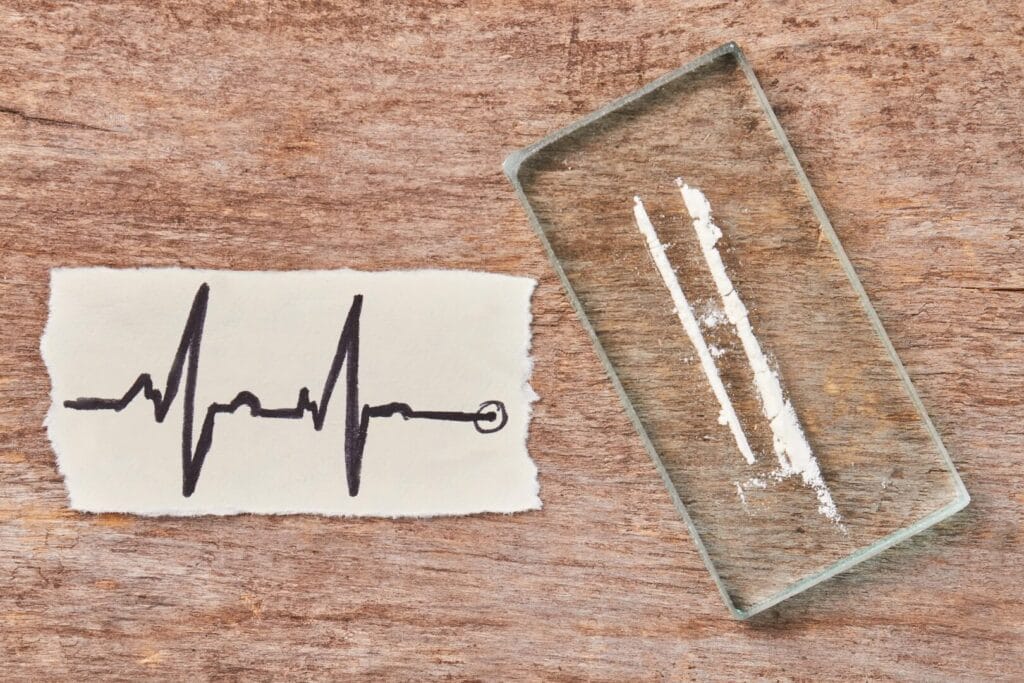 heart rate next to cocaine