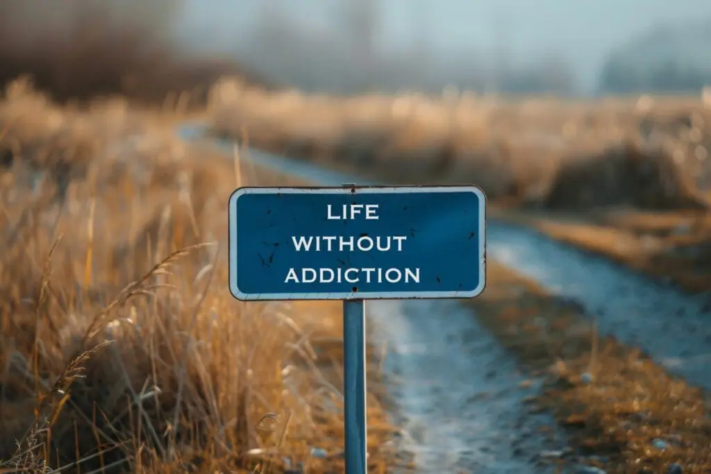 life without addiction sign