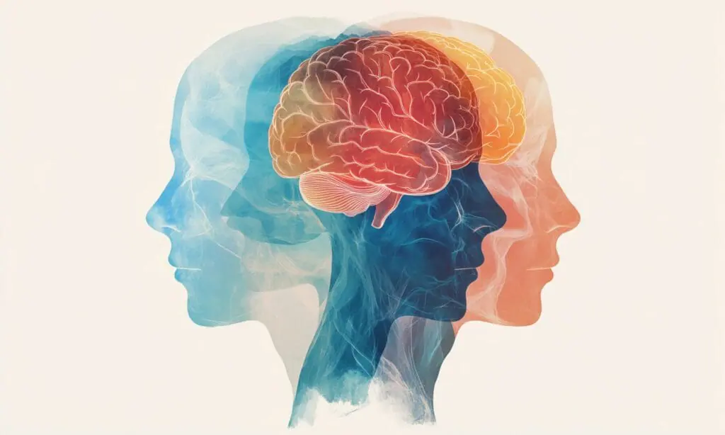 two brains depicting dual diagnosis