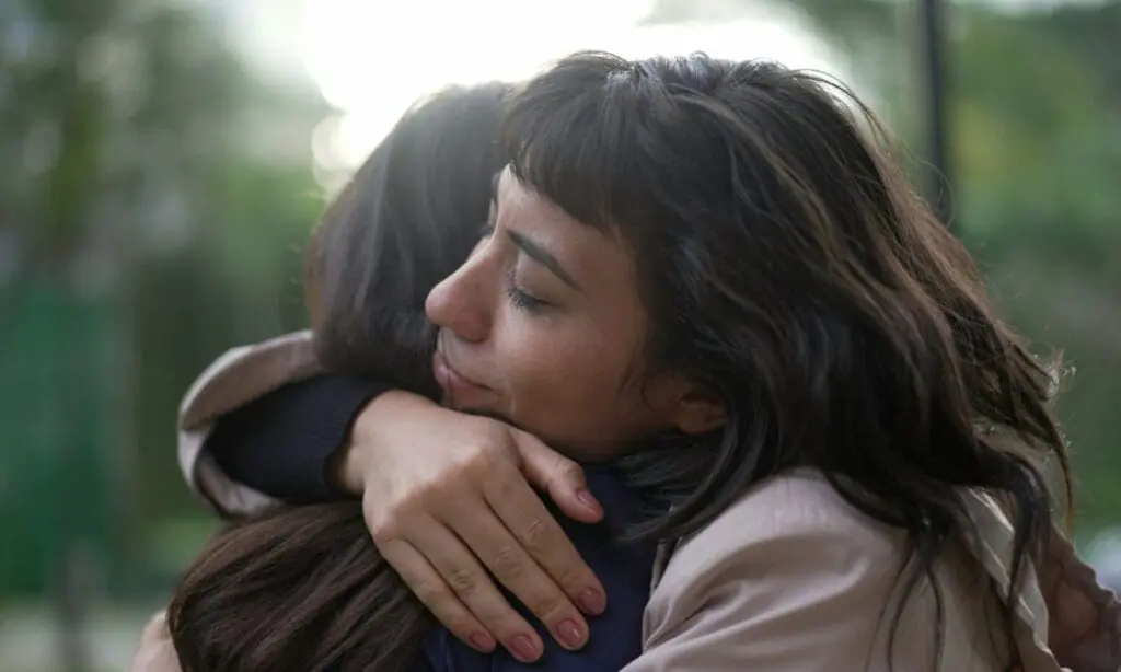 woman supporting a loved one with addiction